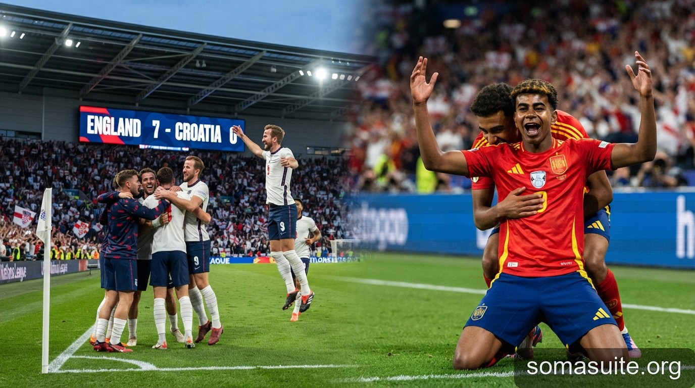 UEFA Nations League: Anh hủy diệt Croatia 7-0, Lamine Yamal lập kỷ lục mới